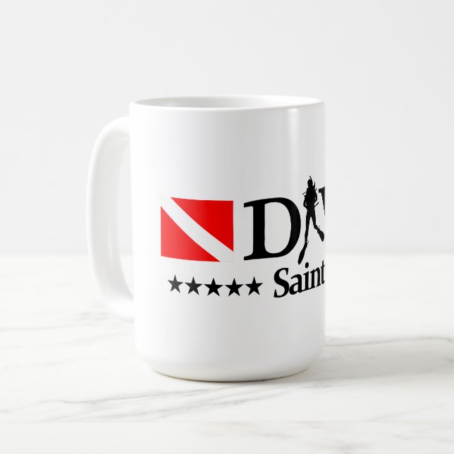 Saint Lucia DV4 Coffee Mug (Front Left)