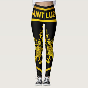 Saint Lucia Emblem Leggings