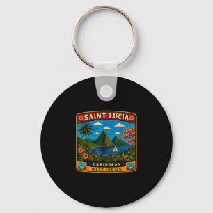 Saint lucia family trip caribbean saint lucia key ring