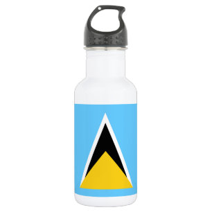 Saint Lucia Flag 532 Ml Water Bottle
