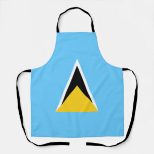 Saint Lucia Flag Apron