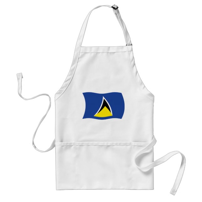 Saint Lucia Flag Apron (Front)