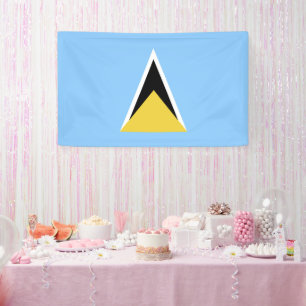 Saint Lucia flag Banner