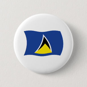 Saint Lucia Flag Button