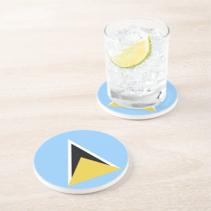 Saint Lucia flag Coaster