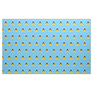 Saint Lucia Flag Fabric