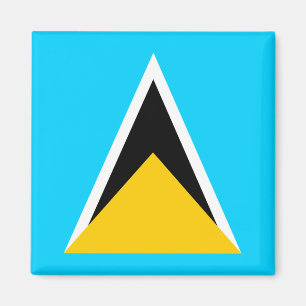 Saint Lucia Flag Magnet