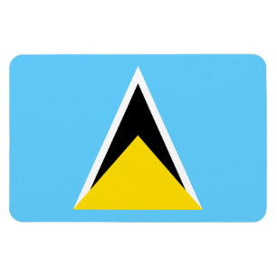 Saint Lucia Flag Magnet