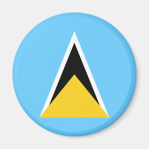 Saint Lucia Flag Magnet