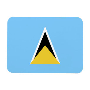Saint Lucia Flag Magnet