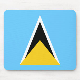 Saint Lucia Flag Mouse Mat