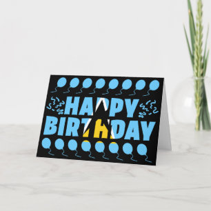Saint Lucia Flag Patriotic Birthday Card