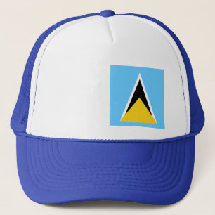 Saint Lucia Flag Saint Lucian Independence Trucker Hat