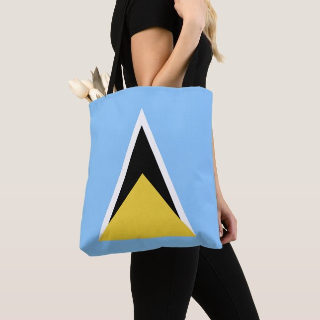 Saint Lucia flag Tote Bag (Close Up)