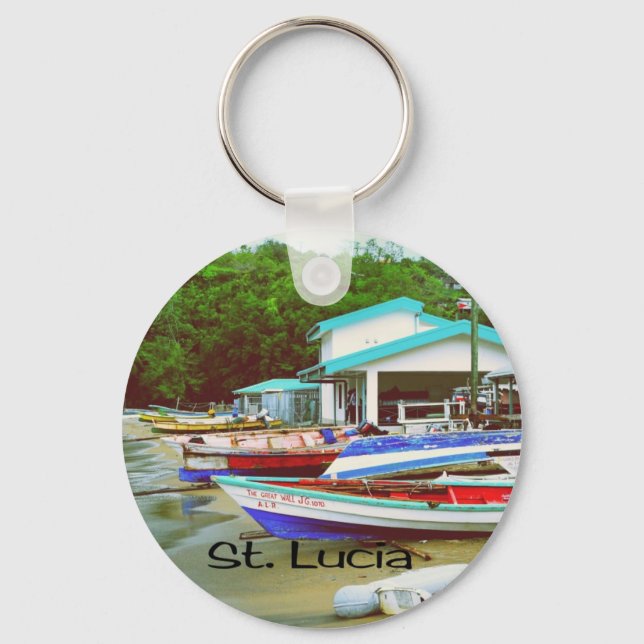 Saint Lucia Key Ring (Front)