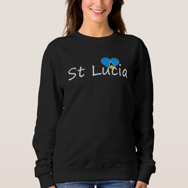 Saint Lucia Love Sweatshirt (Front)
