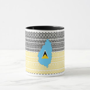 Saint Lucia - My roots run deep so does my faith Mug