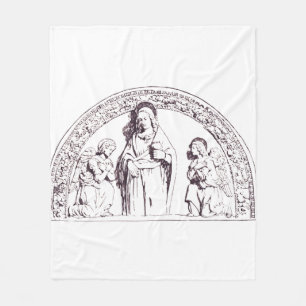 Saint Lucia of Syracuse by Giovanni della Robbia Fleece Blanket