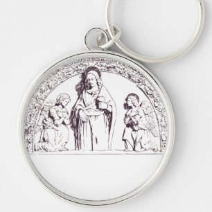 Saint Lucia of Syracuse by Giovanni della Robbia Key Ring