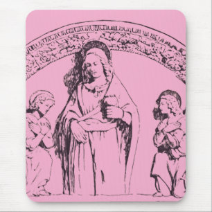 Saint Lucia of Syracuse by Giovanni della Robbia Mouse Mat