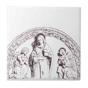 Saint Lucia of Syracuse by Giovanni della Robbia Tile
