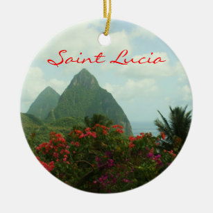 Saint Lucia Pitons Ornament