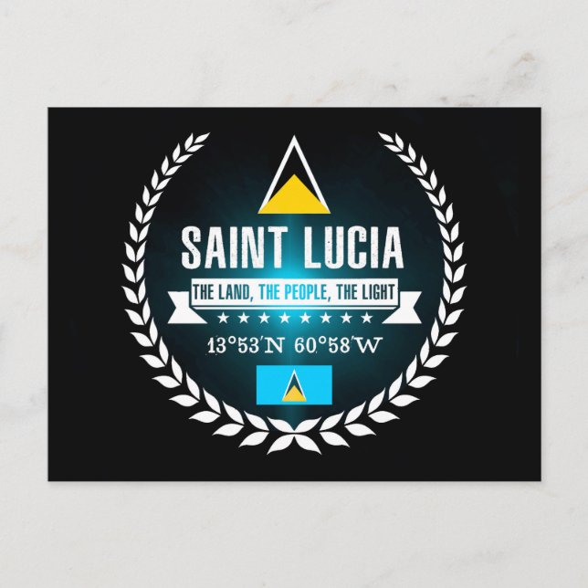 Saint Lucia Postcard (Front)