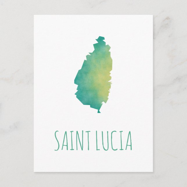 Saint Lucia Postcard (Front)