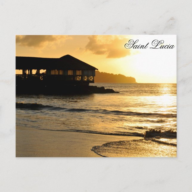Saint Lucia Postcard (Front)