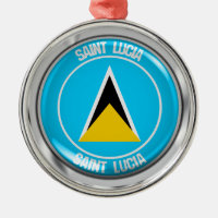 Saint Lucia Round Emblem