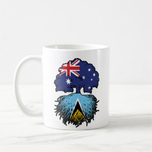 Saint Lucia Saint Lucian Australian Australia Tree Coffee Mug