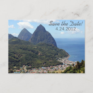 Saint Lucia Save the Date Cards