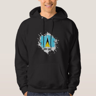Saint Lucia Splash Hoodie
