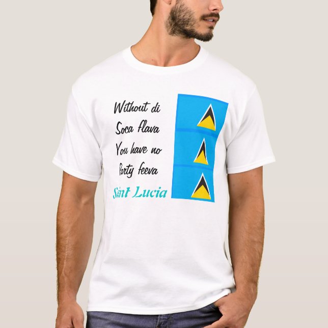 Saint lucia summer festival t-shirts (Front)
