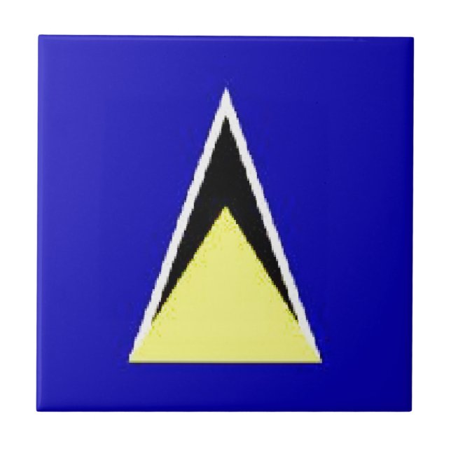 Saint Lucia Tile (Front)