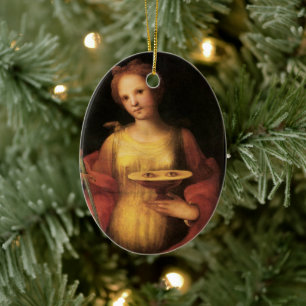 Saint Lucy by Domenico Beccafumi, 1521 Ceramic Tree Decoration