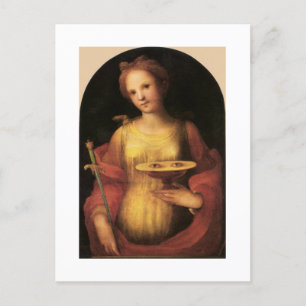 Saint Lucy by Domenico Beccafumi, 1521 Postcard