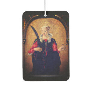 Saint Lucy by Francesco del Cossa Car Air Freshener
