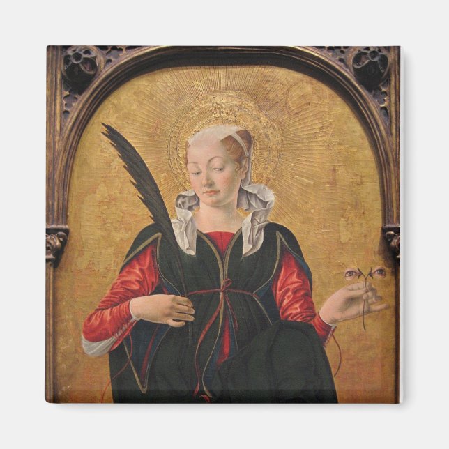Saint Lucy by Francesco del Cossa Magnet (Front)