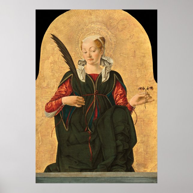 Saint Lucy - Francesco del Cossa Fine Art Poster (Front)