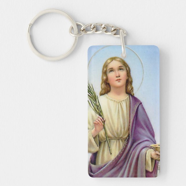 Saint Lucy Key Ring (Front)