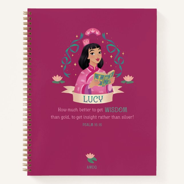 Saint Lucy Yi Zhenmei Spiral Notebook (Front)