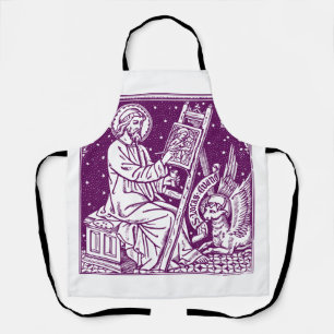 Saint Luke the Apostle and Evangelist Art Apron