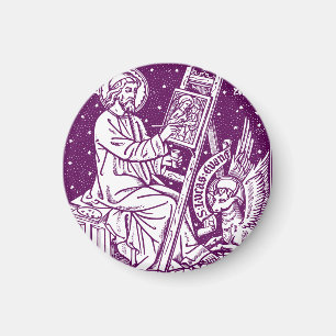 Saint Luke the Apostle and Evangelist Art Magnet