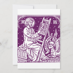 Saint Luke the Apostle and Evangelist Art Thank You Card