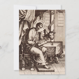 Saint Luke the Evangelist and Apostle Thank You Card