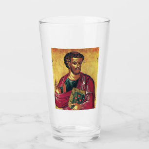 Saint Luke the Evangelist Orthodox icon Glass