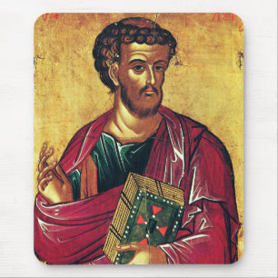 Saint Luke the Evangelist Orthodox icon Mouse Mat