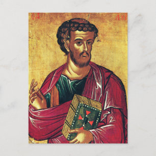 Saint Luke the Evangelist Orthodox icon Postcard