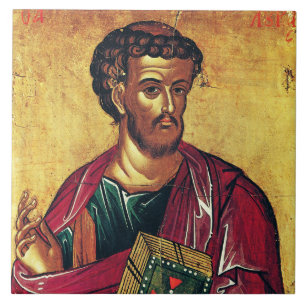 Saint Luke the Evangelist Orthodox icon Tile